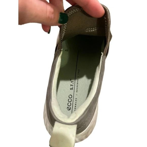 👟‎ ECCO Men’s Ath-1FTR Slip-On Sneakers Size 11.5 Gray Casual Comfort 🩶 - Picture 4 of 6